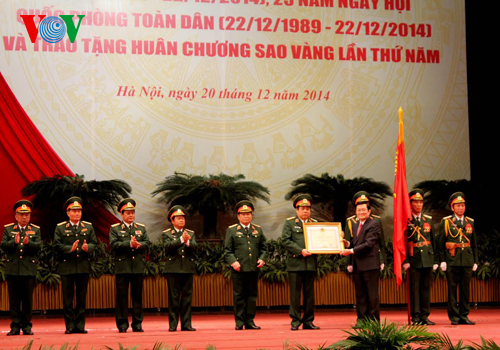 ຫວຽດນາມຍູ້ແຮງວຽກງານກໍ່ສ້າງກອງທັບປະຊາຊົນຫວຽດນາມ